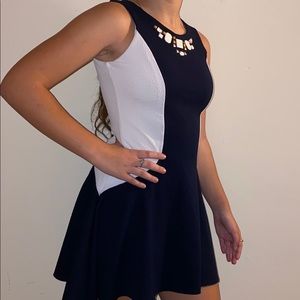 Blue and white child dress